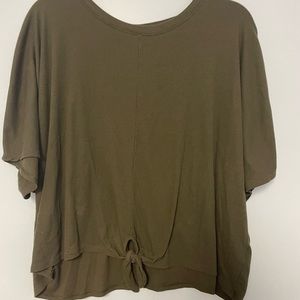 Olive Green Crop Top. Size XL. Brand Old Navy.